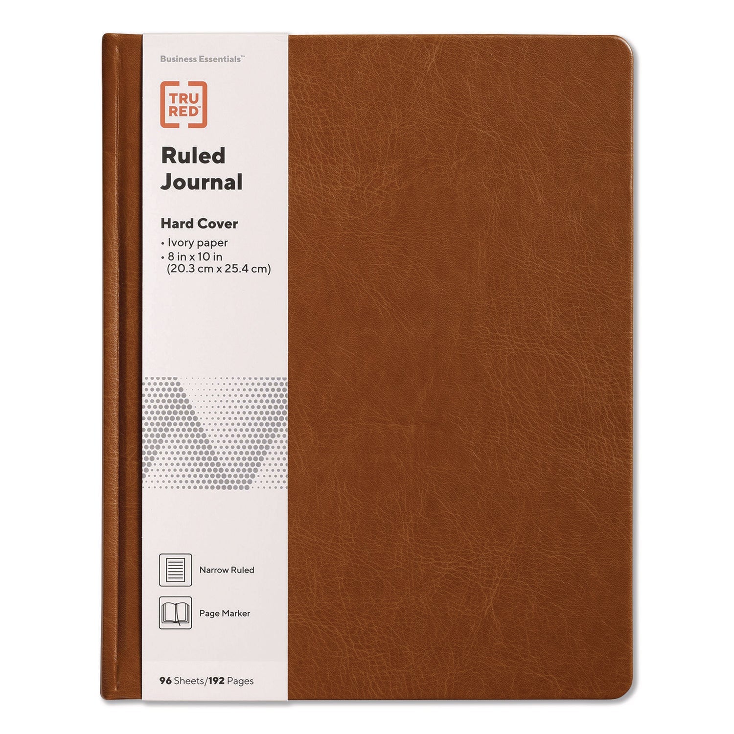 tru-red-hardcover-business-journal-elastic-closure-1-subject-narrow-rule-cognac-cover-96-10-x-8-sheets-tudtr61951_1